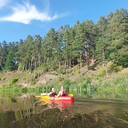 Chatka Miedzy Sosnami Holiday home Bobrowniki